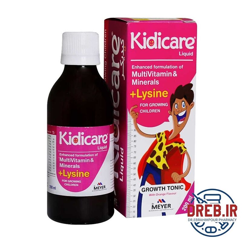 شربت کیدی کر ویتابیوتیکس ۲۰۰ میلی لیتر - Vitabiotics Kidicare Syrup 200 ml