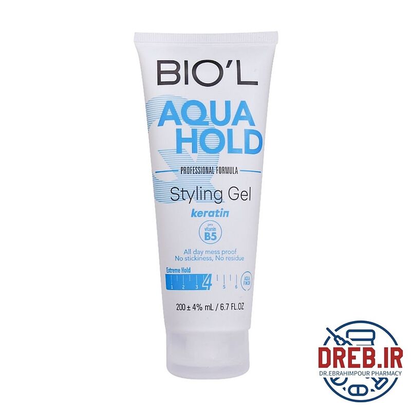 ژل حالت دهنده موی مرطوب بیول مدل AQUA Hold حجم 200 میلی لیتر _ Biol AQUA Hold Hair Gel 200 ml