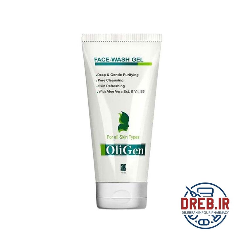 ژل شست و شوی صورت مناسب انواع پوست 150میل الی ژن - Oligen Face Wash Gel for all of skin