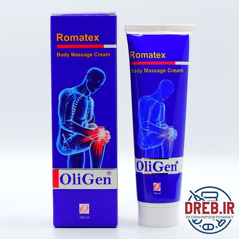 کرم ماساژ بدن سری رماتکس حجم 100 میل الی ژن - Oligen Body Massage Cream 100 ml