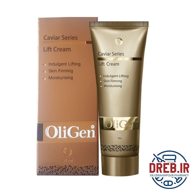 کرم لیفت مناسب افتادگی پوست حاوی عصاره خاویار 50میل الی ژن - Oligen Caviar Series Lift Cream 50ml