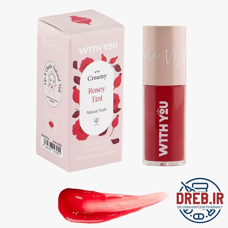 تینت کرمی رنگی لب و گونه C2 پئونی ویت یو - Creamy Lip and Cheek Tint WITH YOU