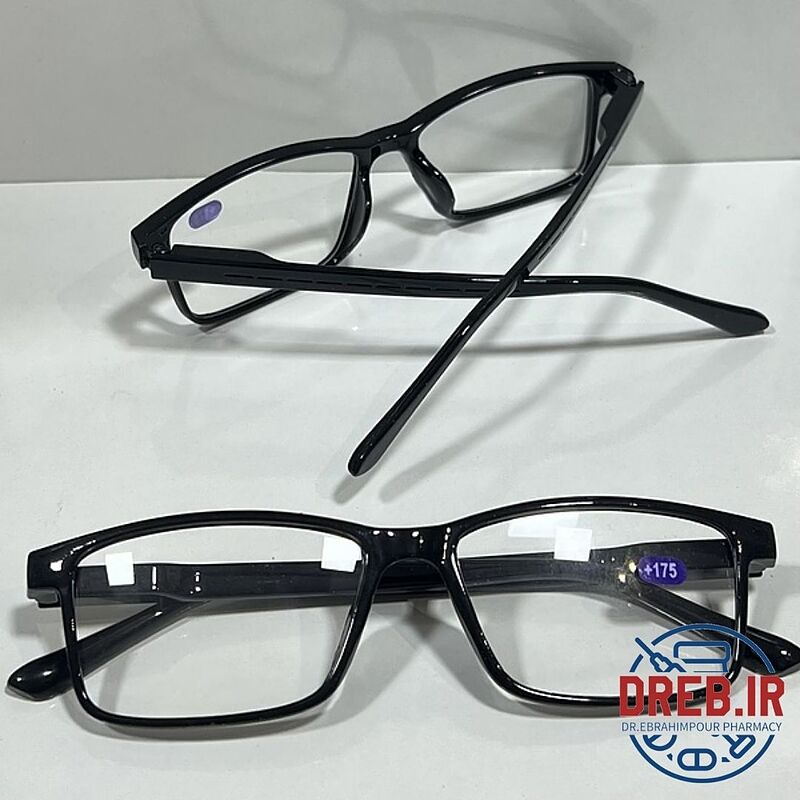 عینک مطالعه کائوچو فنردار - Flexible Spring-Hinged Rubber Reading Glasses