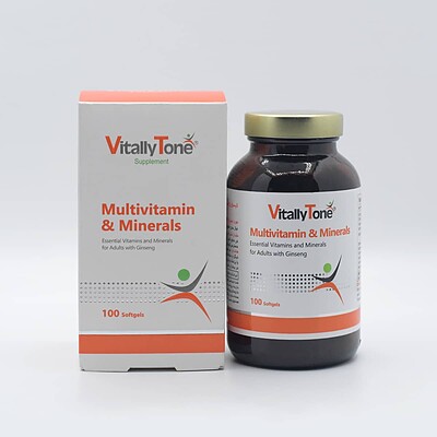 مولتی ویتامین و مینرال ویتالی تون (60 عددی)  _ Multivitamin and Mineral Vitally Tone Vitally Ton