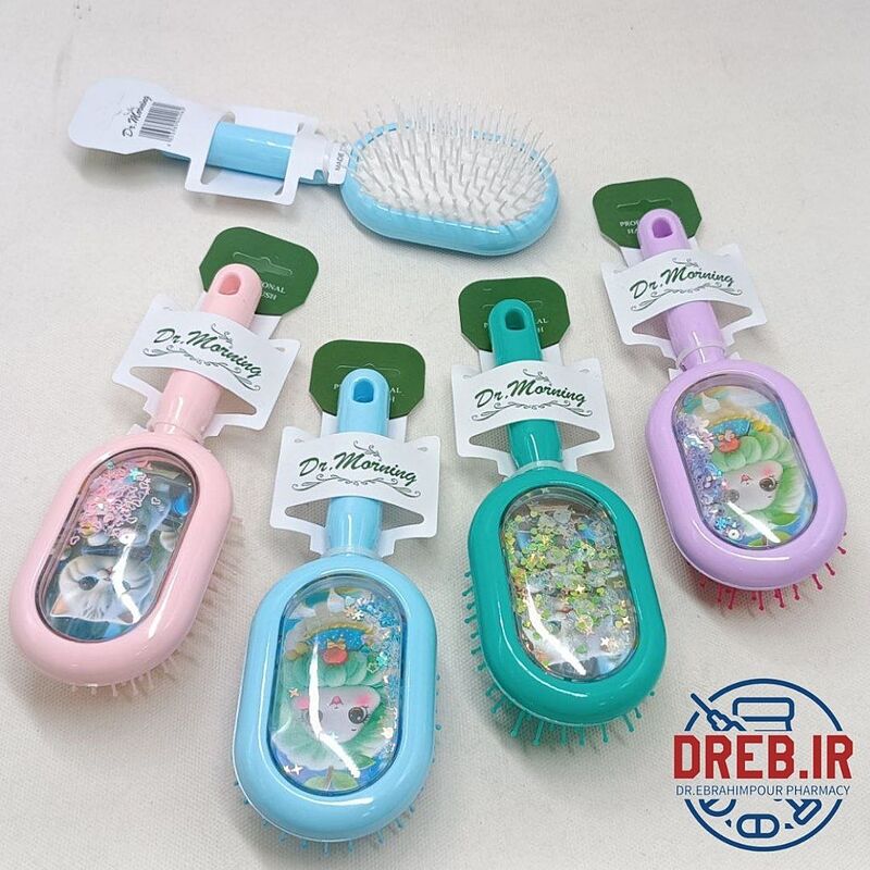 برس بیضی آکواریومی بچگانه دکتر مورنینگ _ Dr. Morning aquarium oval brush for children