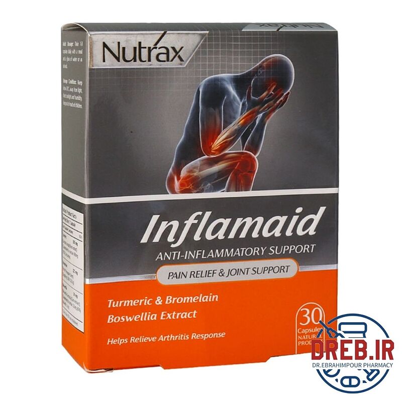 کپسول اینفلامید نوتراکس 30 عدد - Nutrax Inflamaid 30 Caps