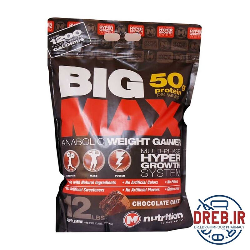 پودر کیک شکلاتی بیگ مکس ماسل 5450 گرم - Max Muscle Big Max Powder 5450g