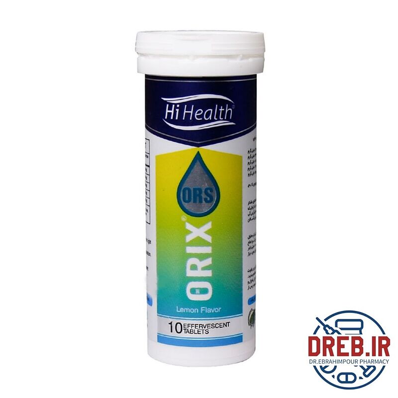 قرص جوشان اوریکس او آر اس با طعم لیمو ‌های هلث 10 عدد - Hi Health Orix Ors Lemon Flavor 10 Effervescent Tablets