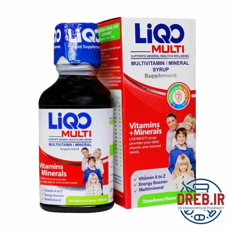 شربت لیکو مولتی ابیان فارمد 250 میلی لیتر _ Abian Pharmed Liqo Multi Syrup 250 ml