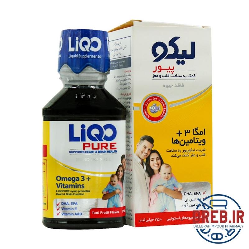 شربت لیکو پیور ابیان فارمد 250 میلی لیتر _ Abian Pharmed Liqo Pure Syrup 250 Ml