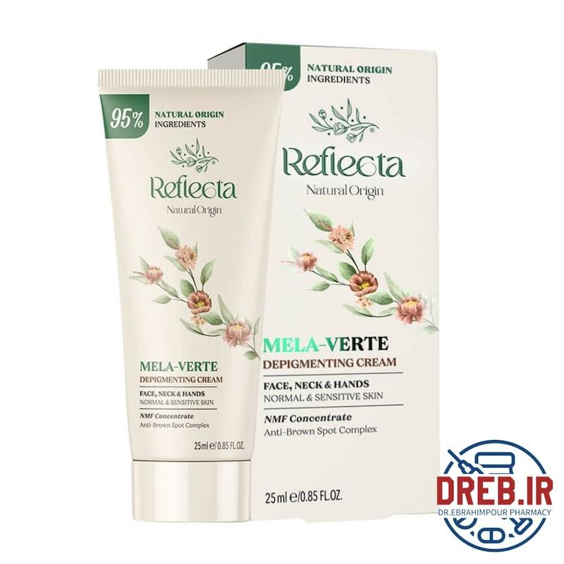 کرم روشن کننده پوست ملا ورته رفلکتا مناسب صورت گردن و دست 25 میلی لیتر _ Reflecta Mela Verte Depigmenting Cream 25 ml