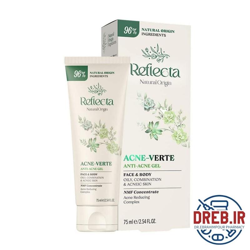 ژل ضد جوش صورت و بدن آکنه ورته رفلکتا 75 میلی لیتر _ Reflecta Acne Verte Anti Acne Gel 150 ml