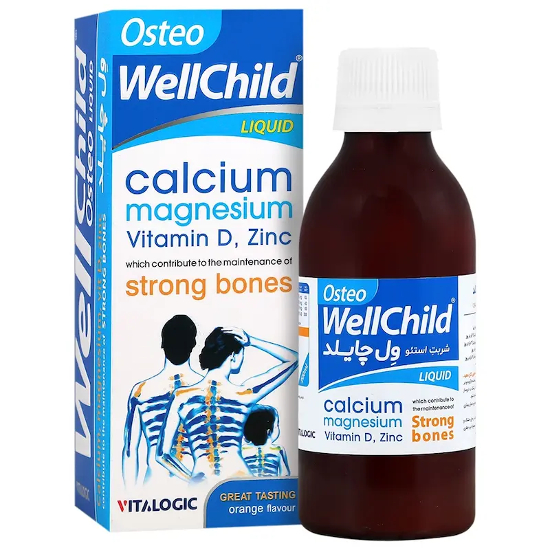 شربت استئوول چایلد ویتالوژیک _ Osteo Wellchild syrup Vitalogic