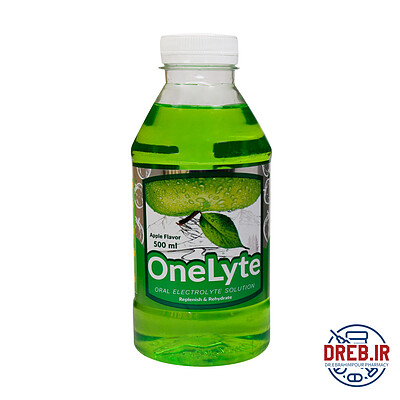 محلول او آر اس وانلایت ۵۰۰ میلی لیتر -One Lyte ORS solution Apple flavore