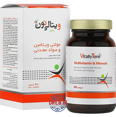 مولتی ویتامین و مینرال ویتالی تون (60 عددی)  _ Multivitamin and Mineral Vitally Tone Vitally Ton