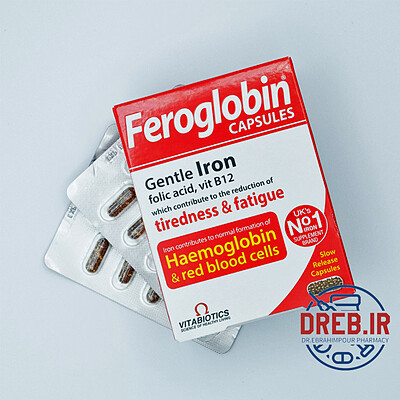 کپسول فروگلوبین ب ۱۲ ویتابیوتیکس - Vitabiotics Feroglobin B۱۲ ۳۰ Caps