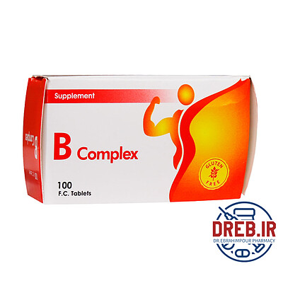 قرص ویتامین ب کمپلکس دارو پخش ۱۰۰ عدد - Daru Pakhsh Vitamin B Complex ۱۰۰ Tablets