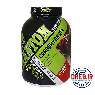 پودر کربوهیدرات فانتوم نوتریشن ۱۸۱۸ گرم با طعم آلبالو -  Phantom Nutrition Carbohydrate Powder ۱۸۱۸ g cherry