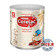 سرلاک گندم و خرما به همراه شیر نستله مناسب کودکان از پایان ۷ ماهگی ۴۰۰ گرم Nestle Cerelac Wheat & Date With Milk ۴۰۰g