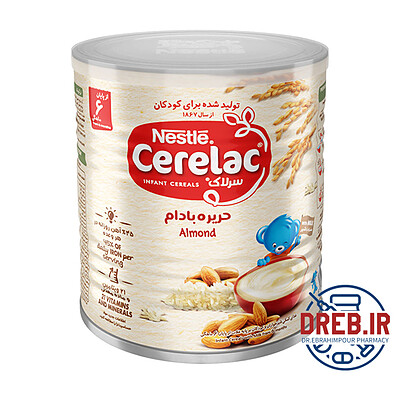 سرلاک حریره بادام به همراه شیر نستله ۴۰۰ گرم - Nestle Cerelac Almond with Milk 400g 