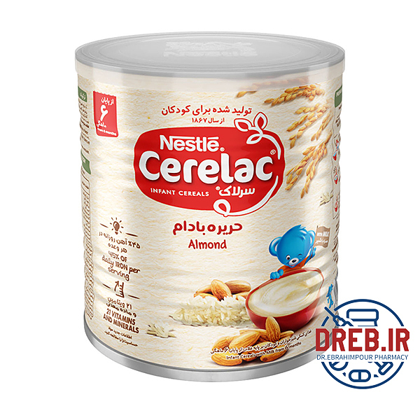 سرلاک حریره بادام به همراه شیر نستله ۴۰۰ گرم - Nestle Cerelac Almond with Milk 400g 