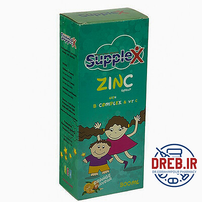 زینک همراه ب کمپلکس و ویتامین سی - ساپلکس - Supplex zinc with iron and vitamin c 