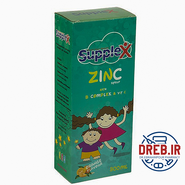 زینک همراه ب کمپلکس و ویتامین سی - ساپلکس - Supplex zinc with iron and vitamin c 