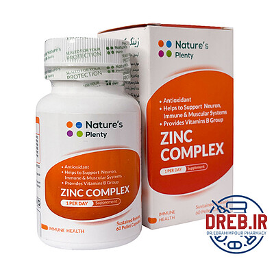 کپسول زینک کمپلکس نیچرز پلنتی ۶۰ عدد - Natures Plenty Zinc Complex ۶۰ Capsules