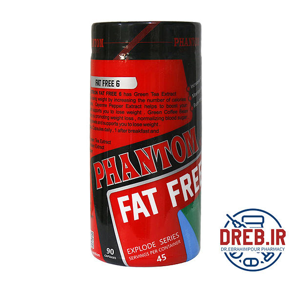 کپسول فت فری ۶ فانتوم نوتریشن ۹۰ عدد - Phantom Nutrition Fat Free ۶ ۹۰ Caps