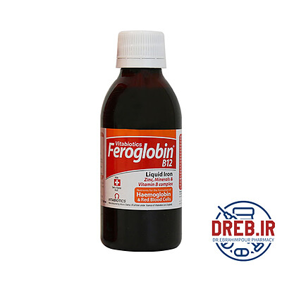 شربت فروگلوبین B۱۲ ویتابیوتیکس ۲۰۰ میلی لیتر _ Vitabiotics Feroglobin B۱۲ ۲۰۰ ml