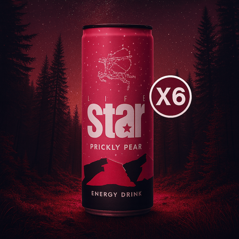 نوشیدنی انرژی زا با طعم کاکتوس لایف استار ( 6 عددی) - 250 میلی لیتر
