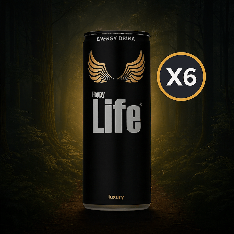 نوشابه انرژی زا هپی لایف ( 6 عددی) - 250 میلی لیتر