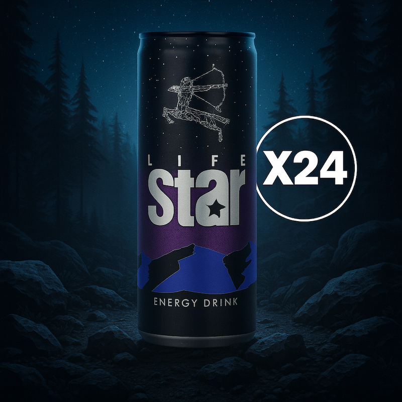 نوشابه انرژی زا لایف استار مشکی ( 24 عددی) - 250 میلی لیتر