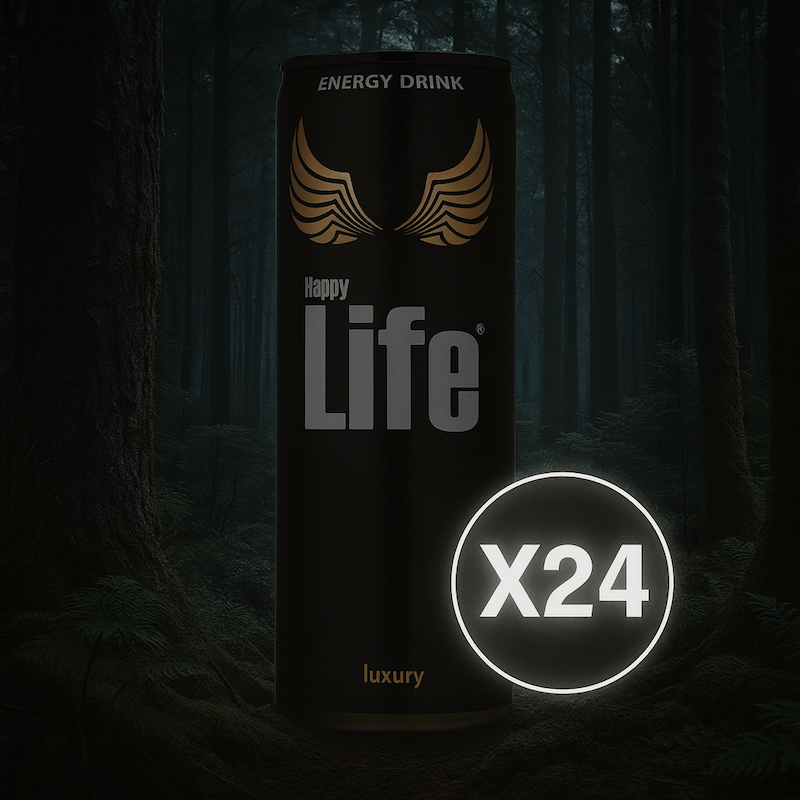 نوشابه انرژی زا هپی لایف ( 24 عددی) - 250 میلی لیتر