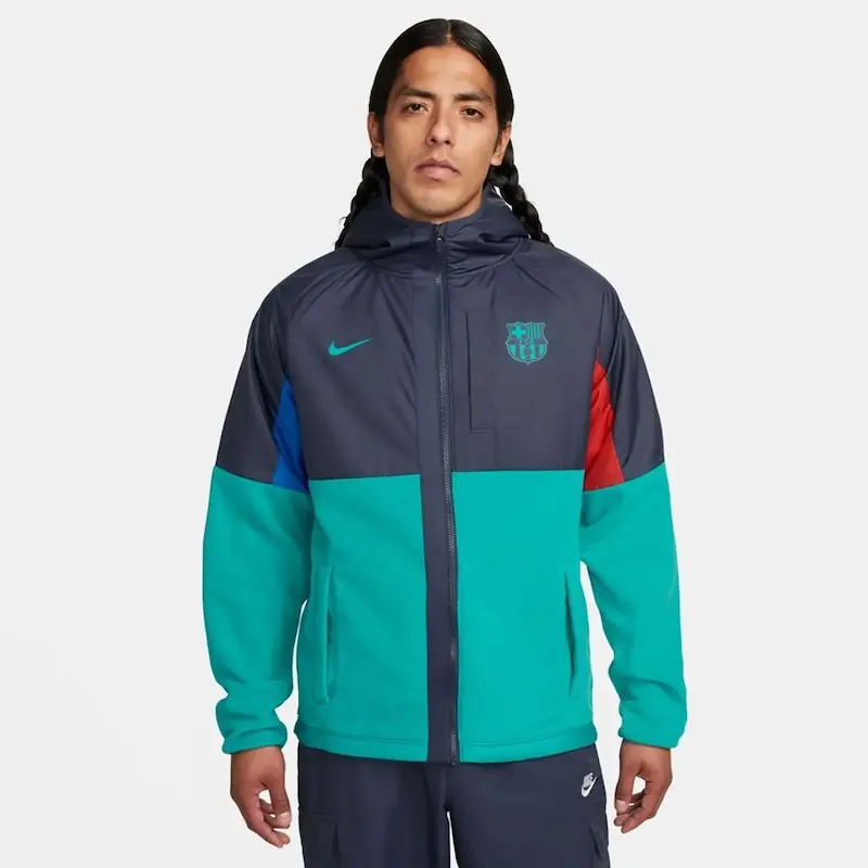 Barcelona Jacket Winterized AWF - Thunder Blue/Light Aqua