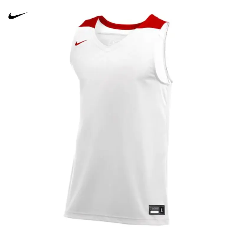 Nike Elite Basketball Jersey Shirt Red & White 