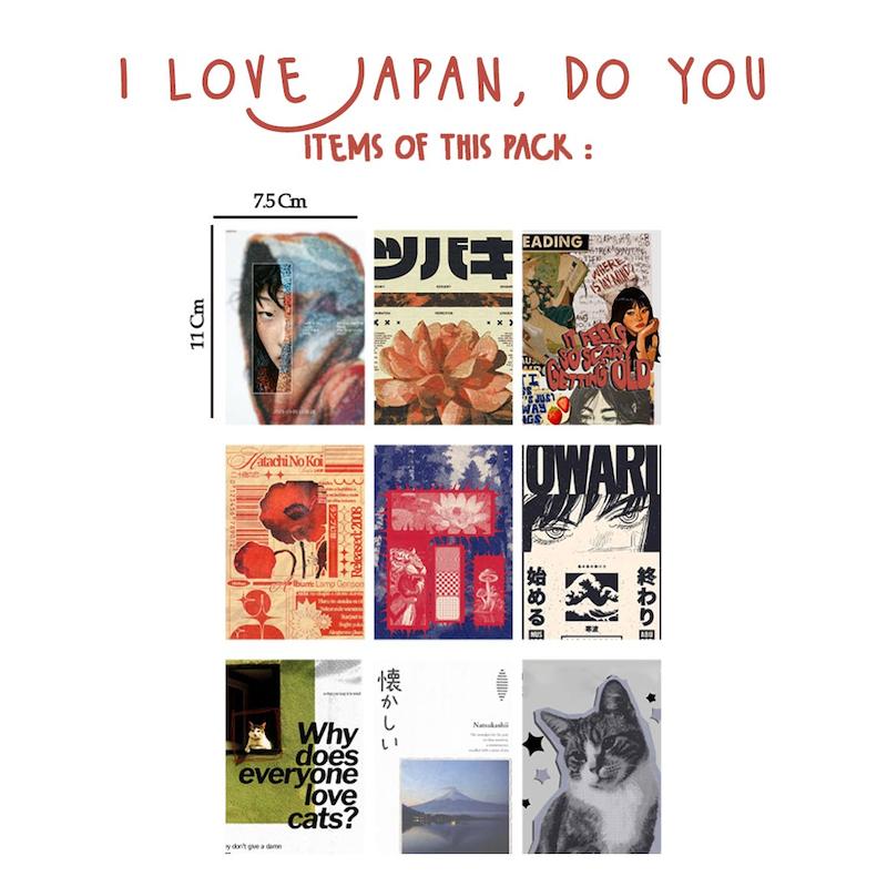 پک مینی پوستر i love Japan, do you 