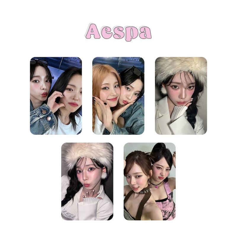 پک فتوکارت 5 عددی Aespa  / اسپا