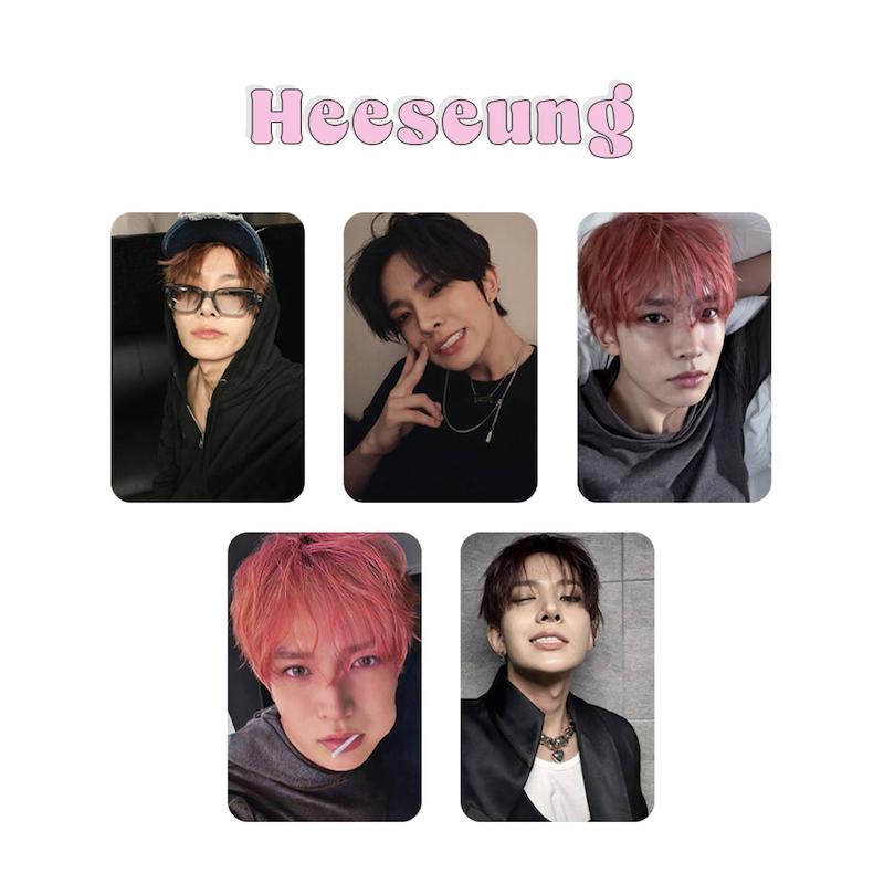 پک فتوکارت 5 عددی Heeseung Enhypen / هیسونگ انهایپن