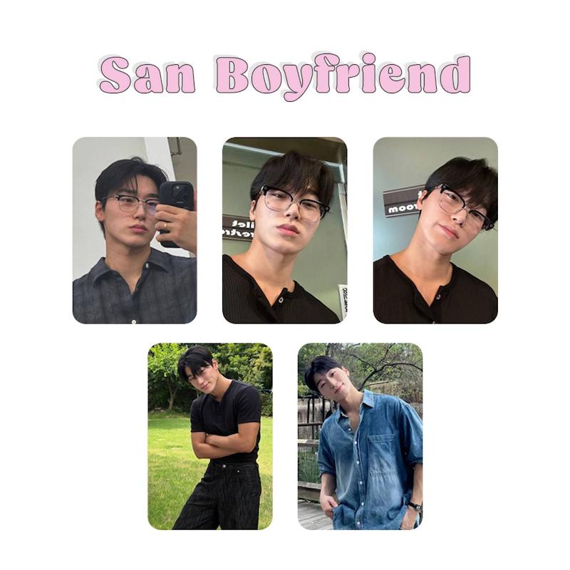 پک فتوکارت 5 عددی San Boyfriend Ateez / سان ایتیز