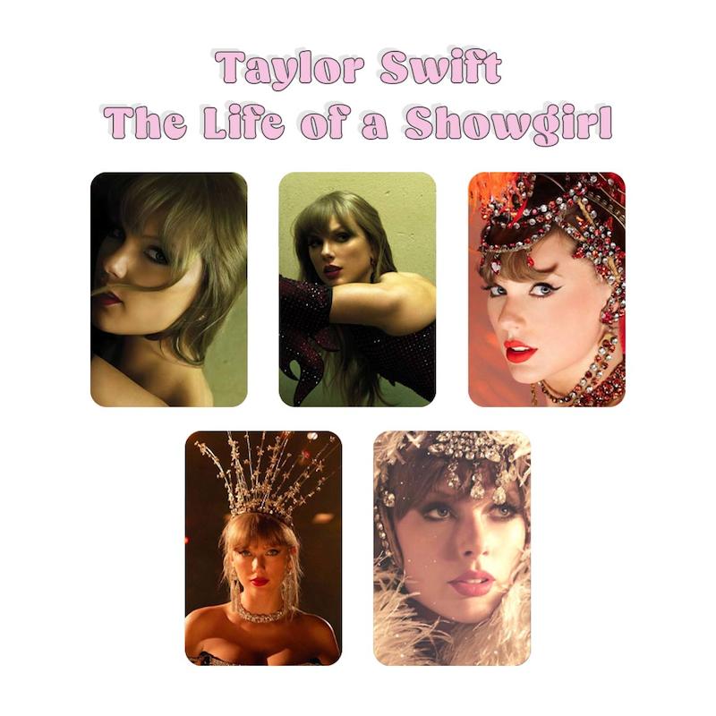 پک فتوکارت 5 عددی The Life of a Showgirl Taylor Swift / تیلور سویفت زندگی یک شوگرل