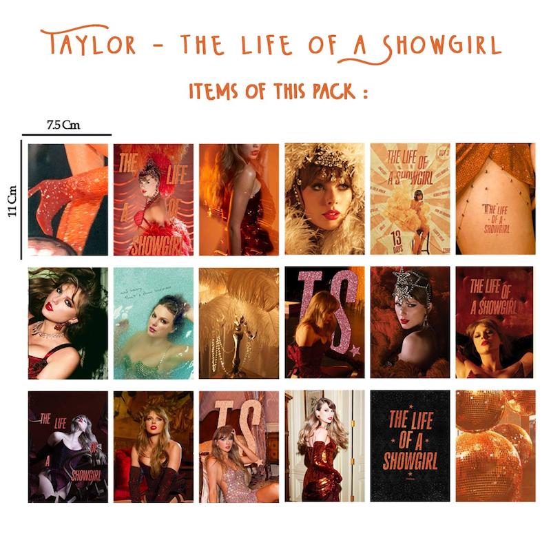 پک مینی پوستر Taylor The Life of a Showgirl / تیلور زندگی یک شوگرل