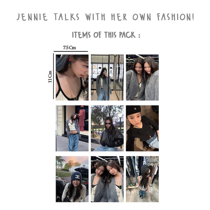 پک مینی پوستر Blackpink Jennie talks with her own fashion/ بلک پینک جنی