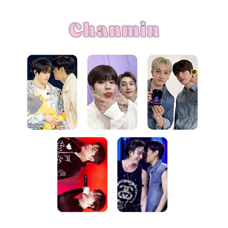 پک فتوکارت 5 عددی Chanmin Straykids / چانمین استری کیدز 
