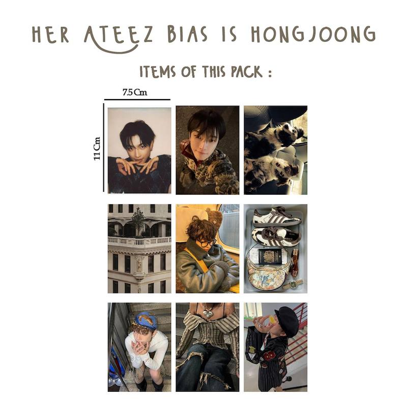 پک مینی پوستر her Ateez bias is hongjoong  / هونگ جونگ ایتیز