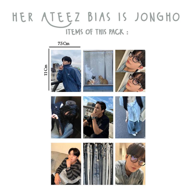 پک مینی پوستر her Ateez bias is jongho  / جونگهو ایتیز