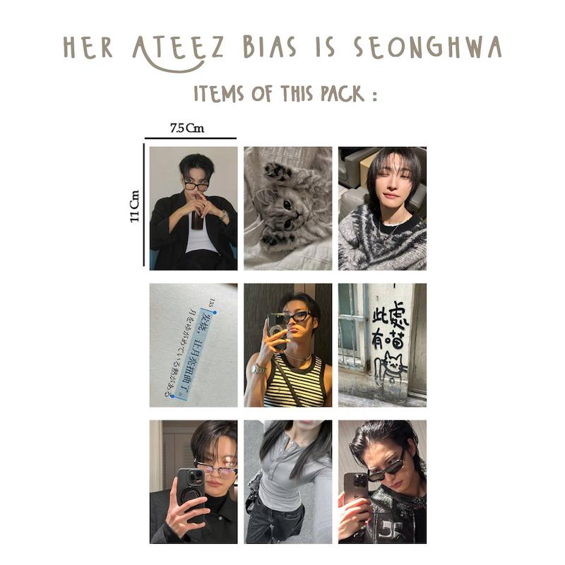 پک مینی پوستر her Ateez bias is Seonghwa / سونگهوا ایتیز
