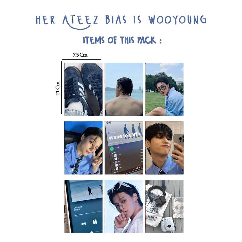 پک مینی پوستر her Ateez bias is Wooyoung / وویونگ ایتیز