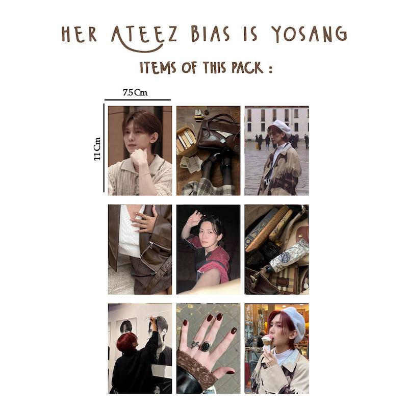 پک مینی پوستر her Ateez bias is yosang / یوسانگ ایتیز