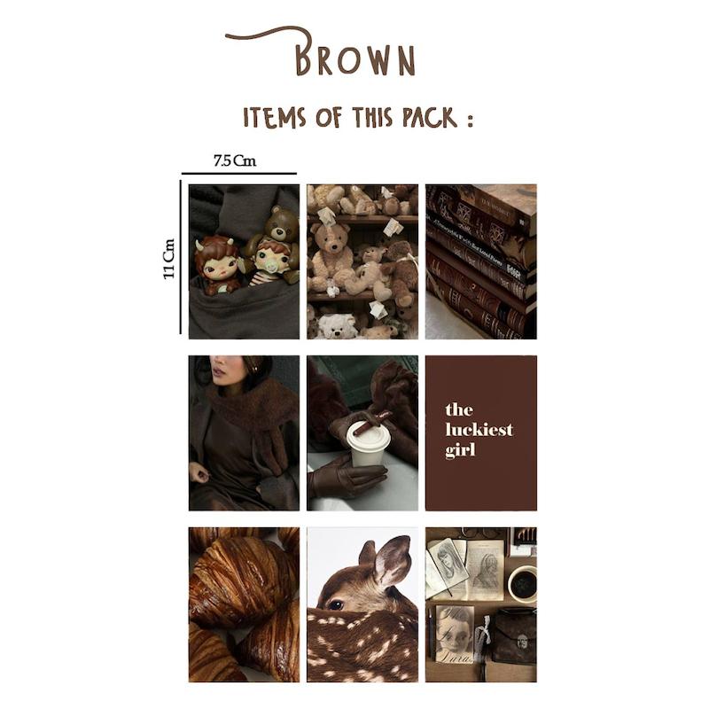 پک مینی پوستر Brown / قهوه ای
